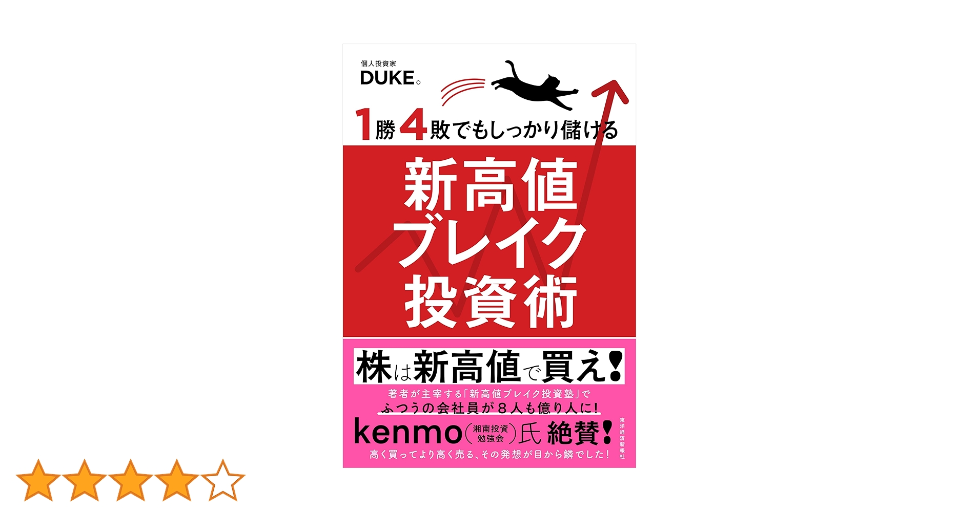 Amazon.co.jp: 1勝4敗でもしっかり儲ける新高値ブレイク投資術 : DUKE